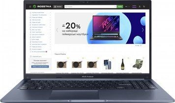 Ноутбук ASUS VivoBook 15 X1502ZA-BQ243 / Intel Core i5-1240P/ RAM 8 ГБ / SSD 512 ГБ/15.6"/ Quiet Blue/(1502ZABQ243) X1502ZA-BQ243 фото
