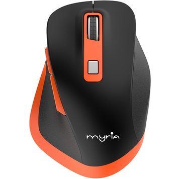 Миша бездротова Myria MY8525, 1600 dpi, чорно-помаранчева MOUMY8525 фото