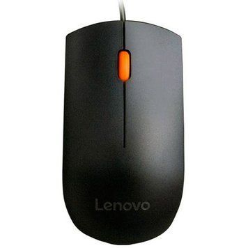 Миша дротова Lenovo 300, 1600 dpi, чорна MOUGX30M39704 фото