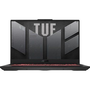 Ноутбук ASUS TUF Gaming A17 FA707NUG-HX162, AMD Ryzen 7 7445HS, 17.3" Full HD, 16/2TB, NVIDIA GeForce RTX 4050 6GB, Windows 11 Home, Mecha Gray FA707NUGHX162 фото