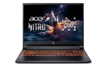 Ноутбук Acer Nitro V 16 AI ANV16-42-R0BK (NH.QYXET.00A), AMD Ryzen 7 260, NVIDIA GeForce RTX 5060, 16Гб/1Тб, Windows 11, Black NH.QYXET.00A фото
