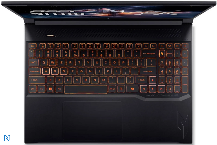 Ноутбук Acer Nitro V 16 AI ANV16-42-R0BK (NH.QYXET.00A), AMD Ryzen 7 260, NVIDIA GeForce RTX 5060, 16Гб/1Тб, Windows 11, Black NH.QYXET.00A фото