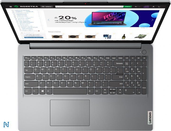 Ноутбук LENOVO IdeaPad1 15ADA7 ,AMD Ryzen 3 3250U,8/256GB /Cloud Grey 15.6" 82MK00HVRM фото