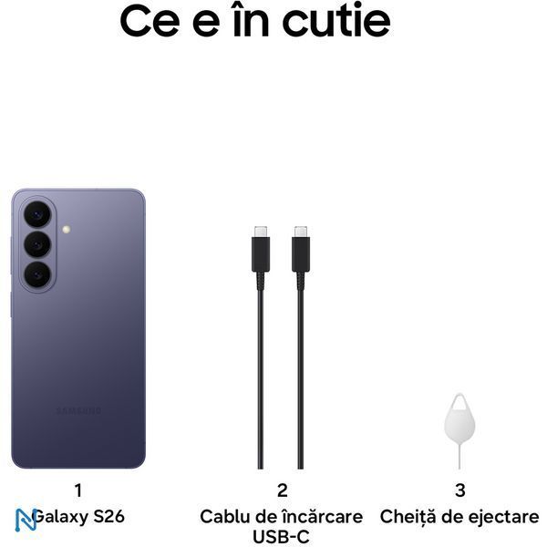Samsung Galaxy S26 5G 12/512GB Cobalt Violet ALT-482C2A0148BA фото